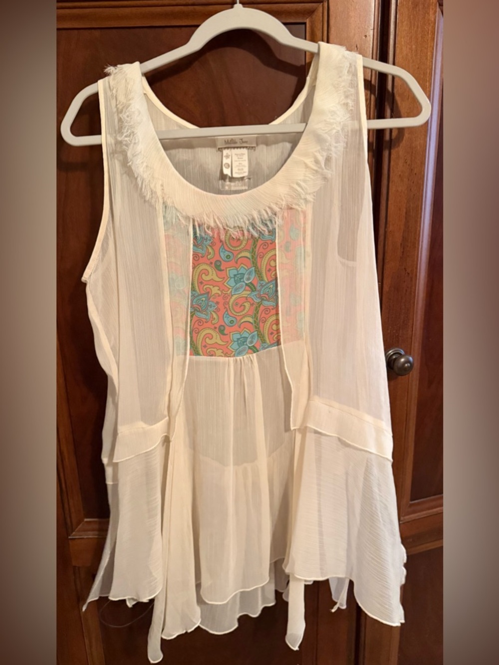 Matilda Jane Wonderful Parade Palisades Sheer Top Tank XL